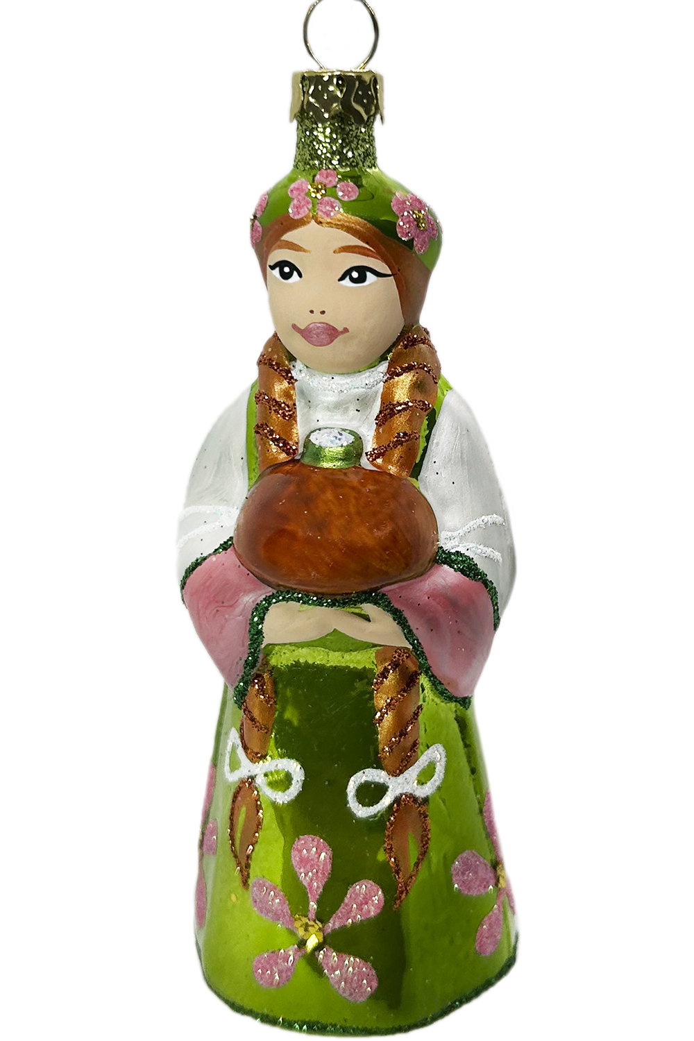 Елочное украшение Девушка с караваем НП-2733